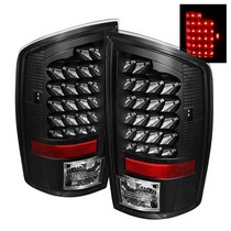 Spyder Black LED Tail Lights 07-09 Dodge Ram